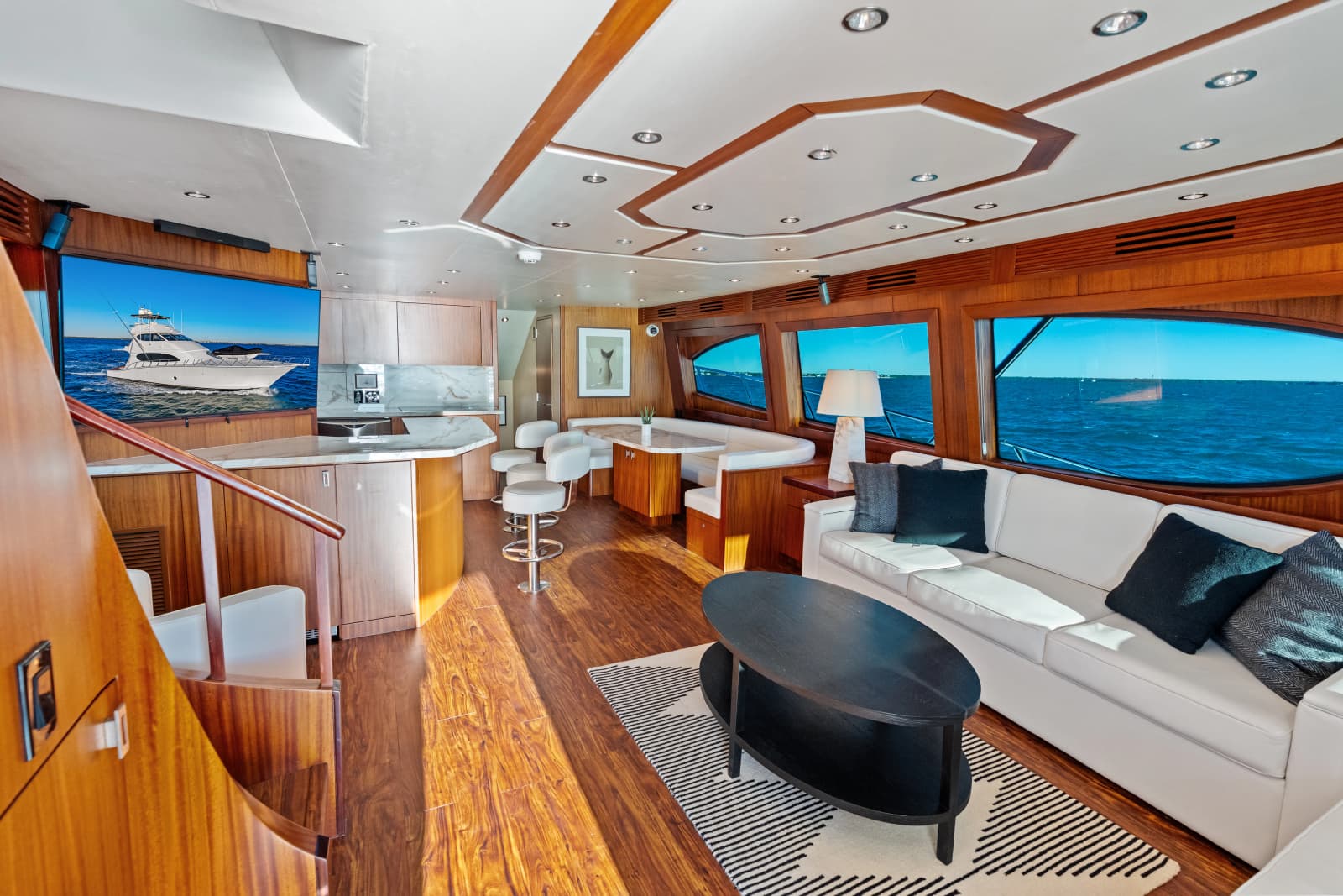 2011 Hatteras Enclosed Bridge