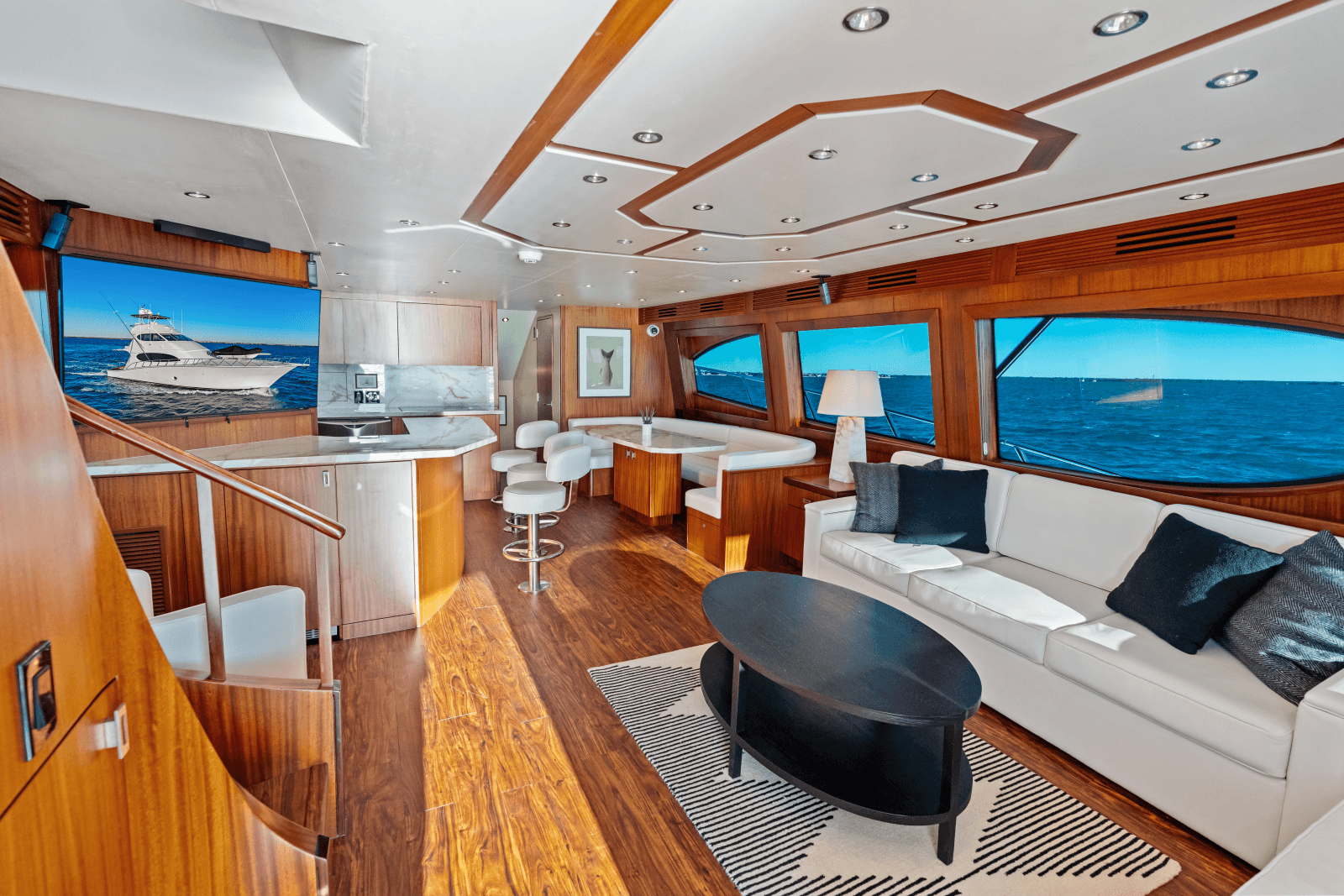2011 Hatteras Enclosed Bridge