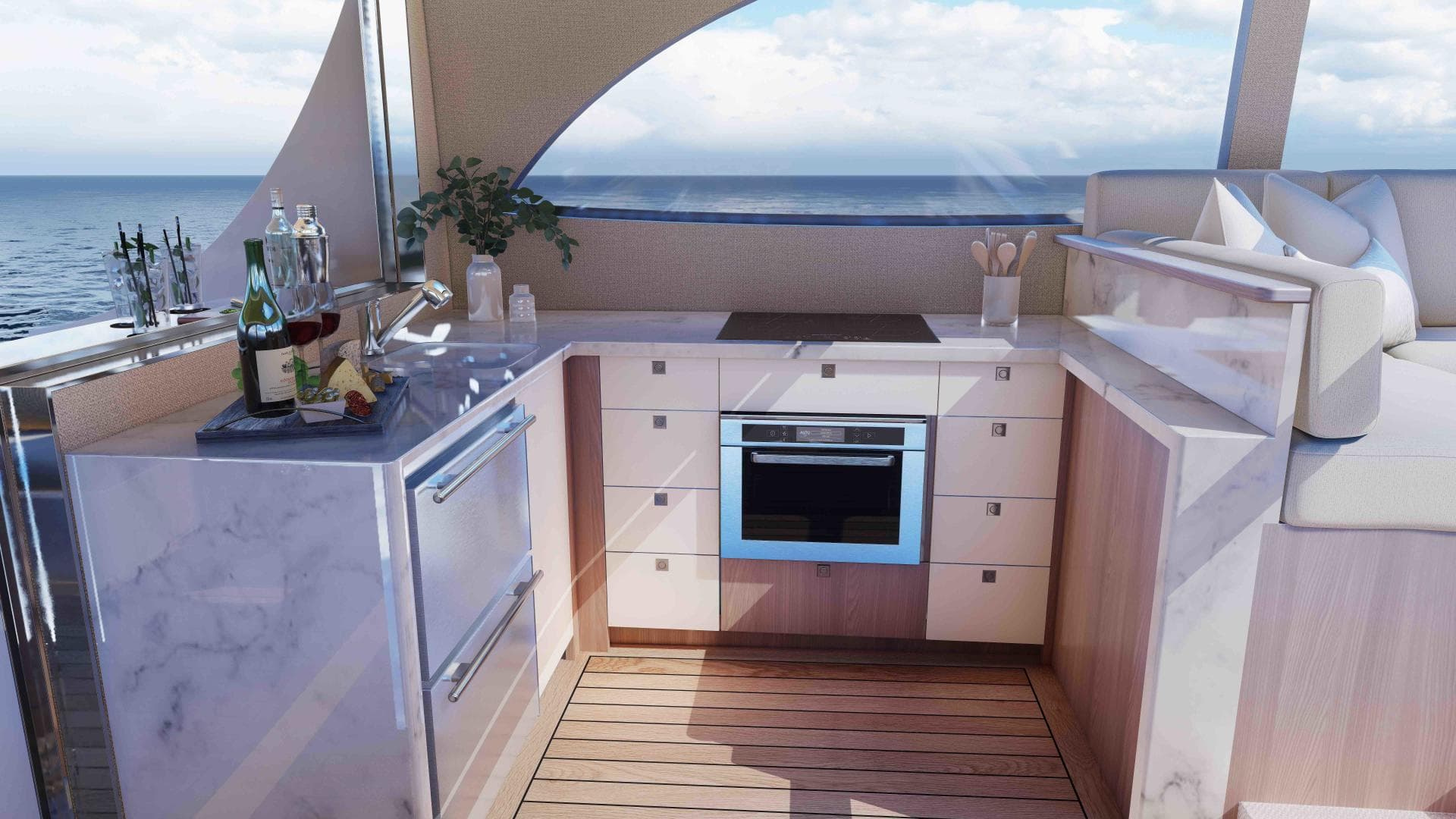 605 Interior Galley