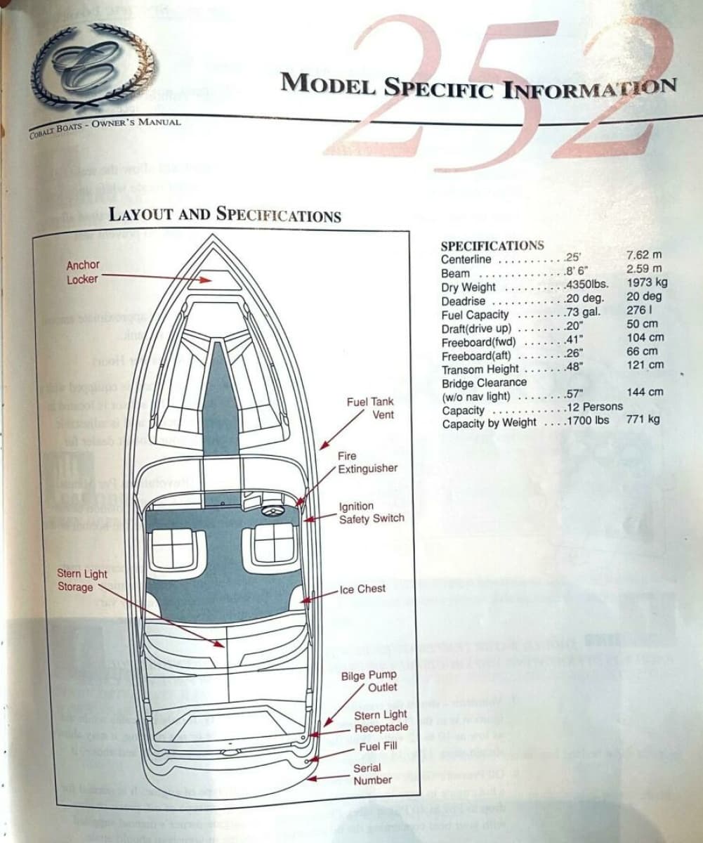 1999 Cobalt 252BR 25
