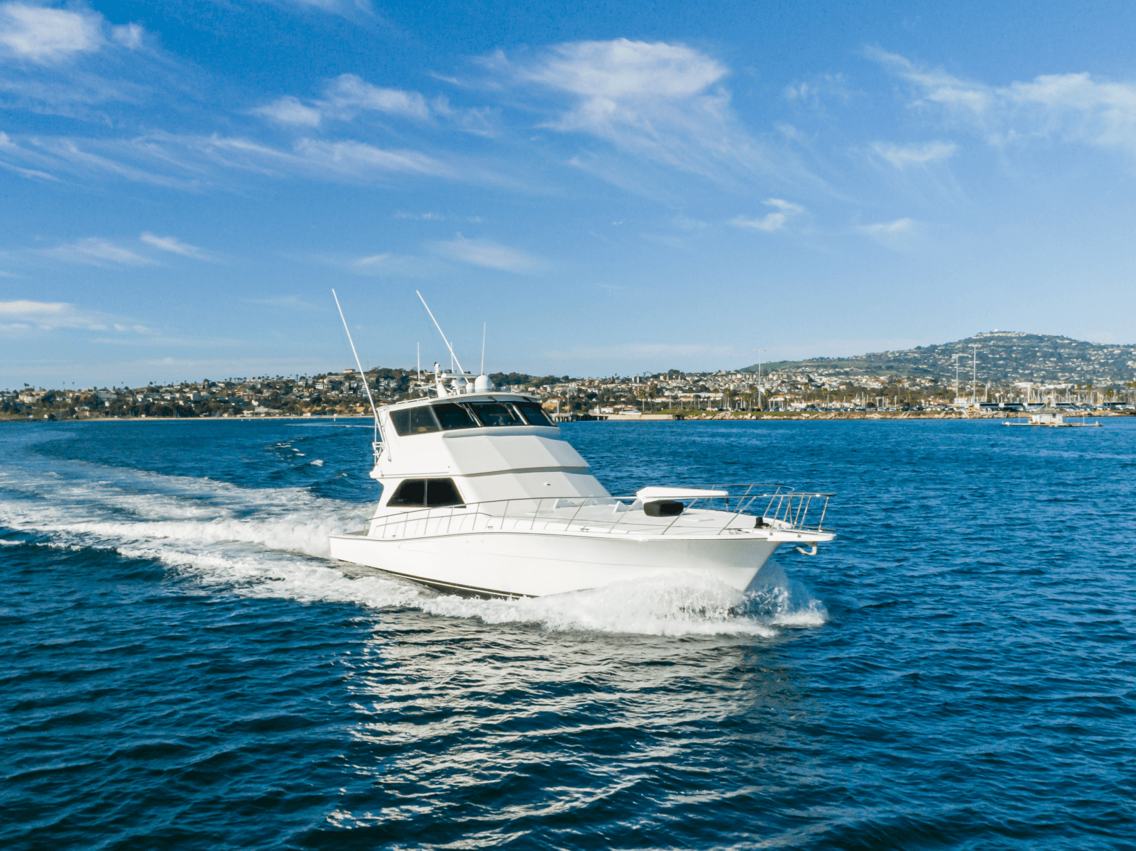 1999 Viking 58 Enclosed Bridge