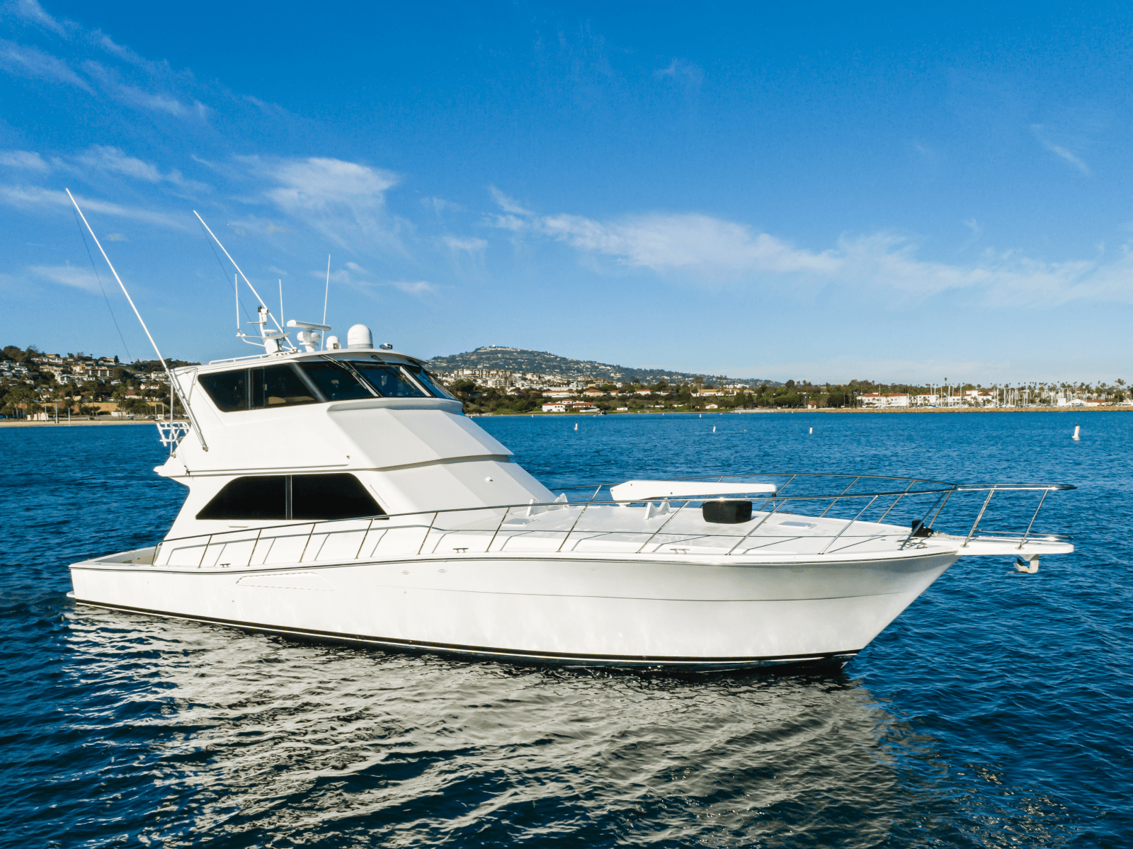 1999 Viking 58 Enclosed Bridge