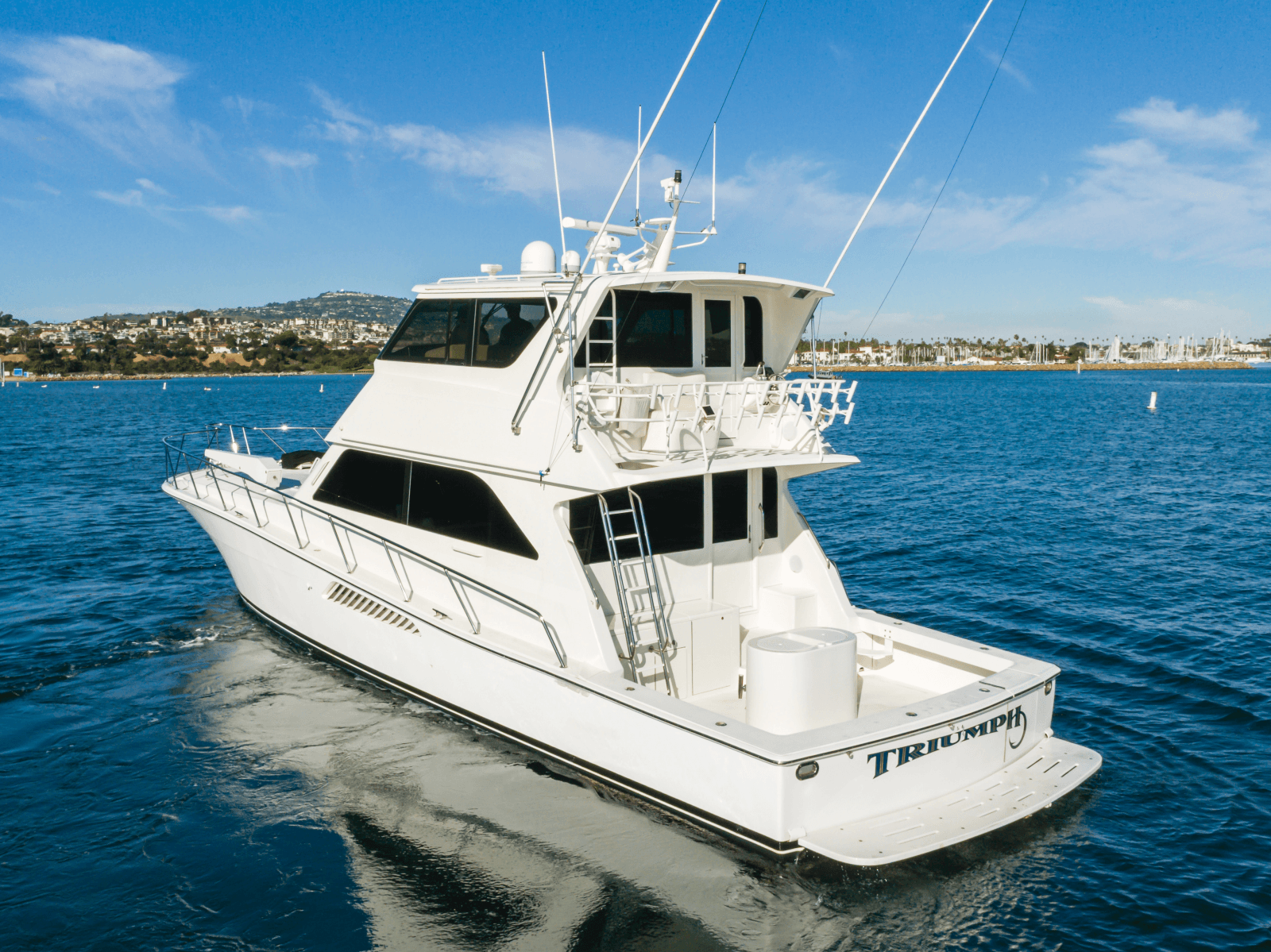 1999 Viking 58 Enclosed Bridge