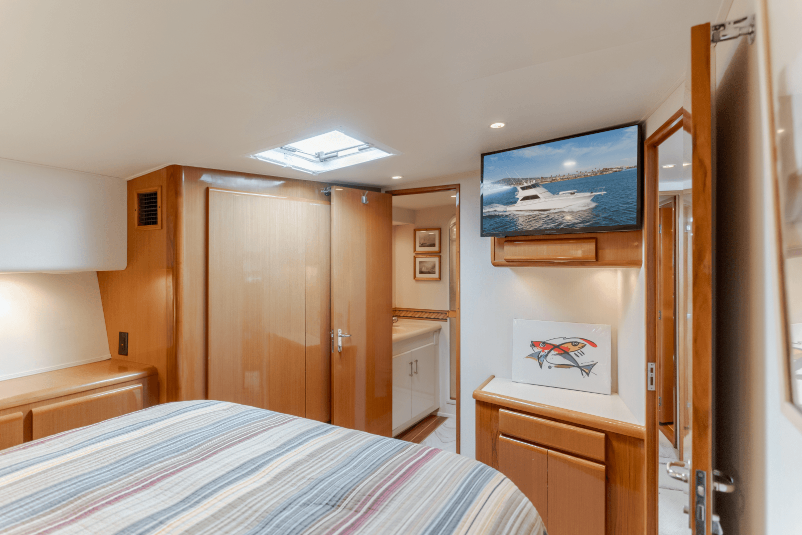 1999 Viking 58 Enclosed Bridge