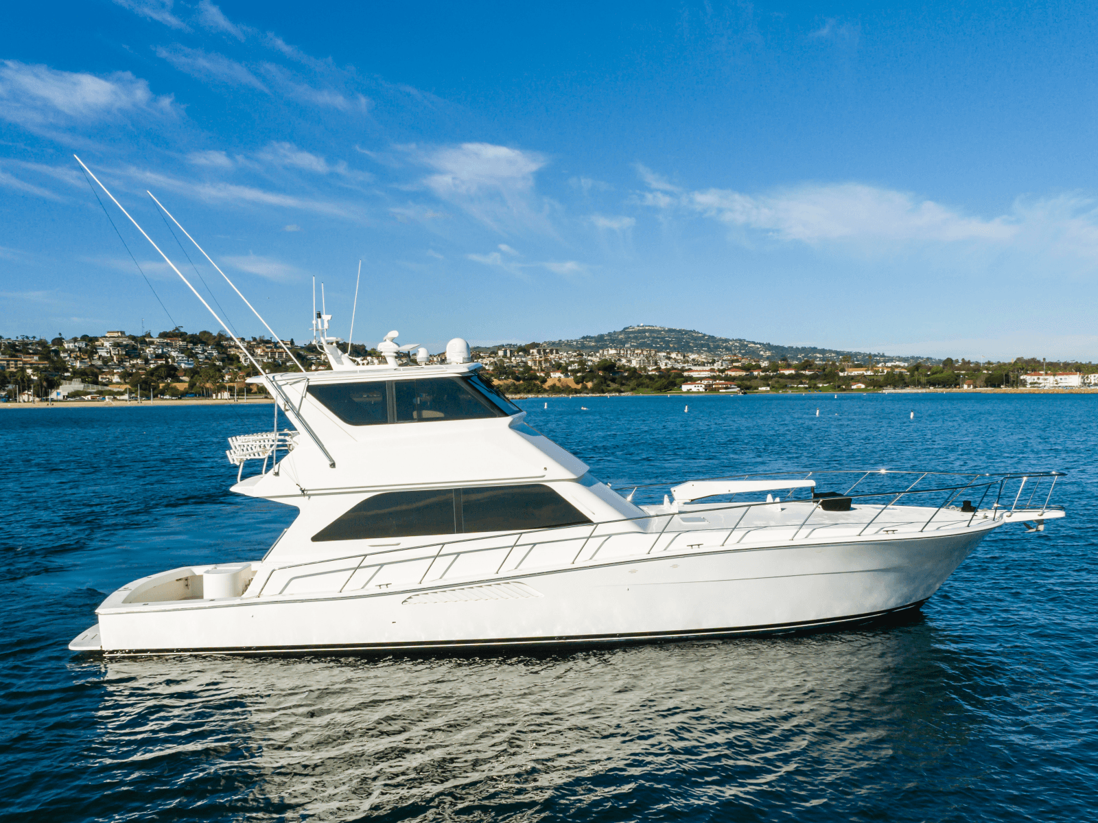 1999 Viking 58 Enclosed Bridge