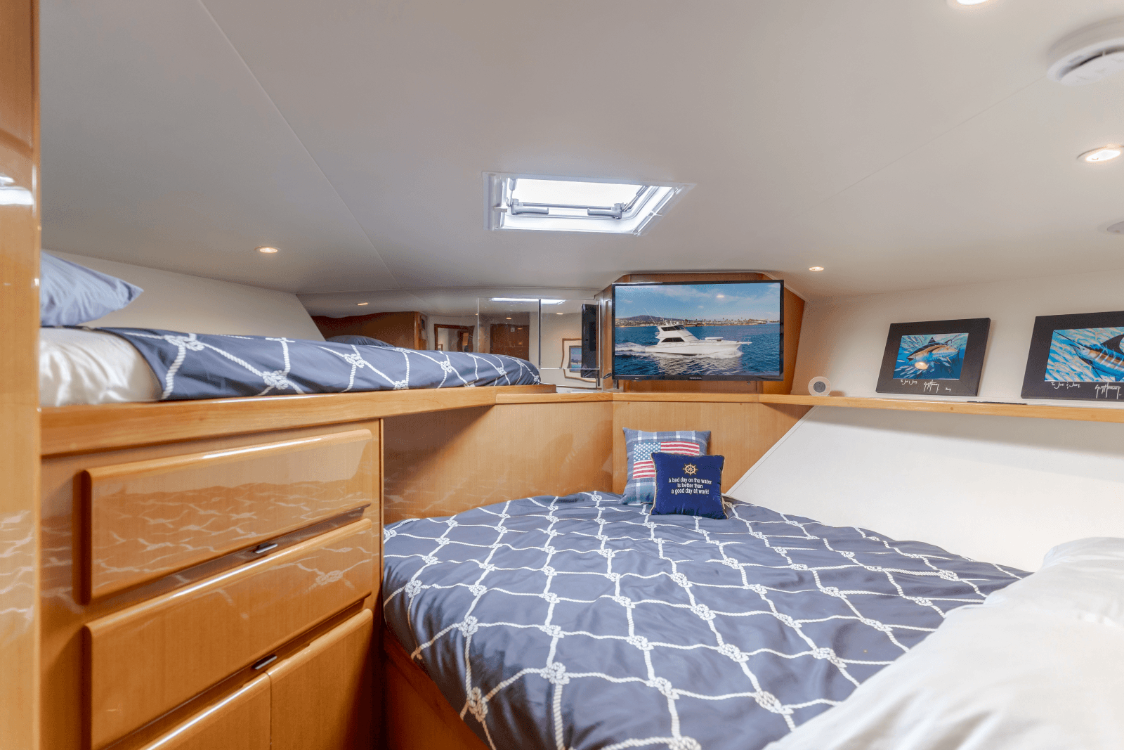 1999 Viking 58 Enclosed Bridge
