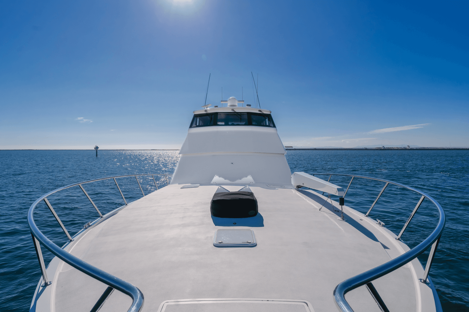 1999 Viking 58 Enclosed Bridge