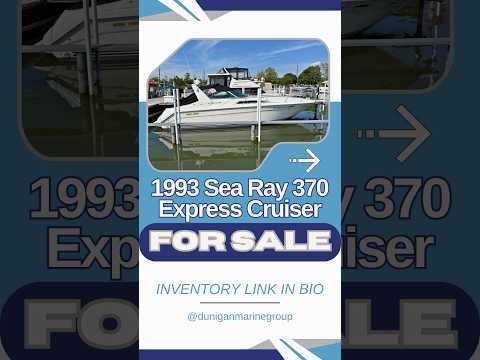 1993 Sea Ray 370 Express Cruiser Video Tour
